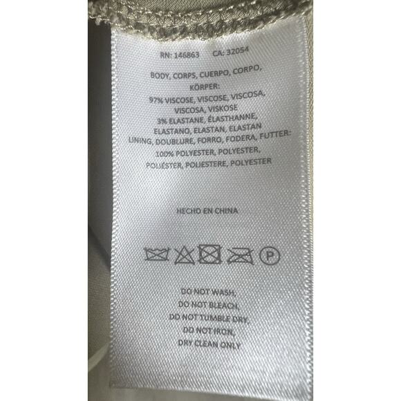 Anthropologie x Mare Mare Pleated Tan Sleeveless Twirly Maxi Dress Small - Picture 11 of 15